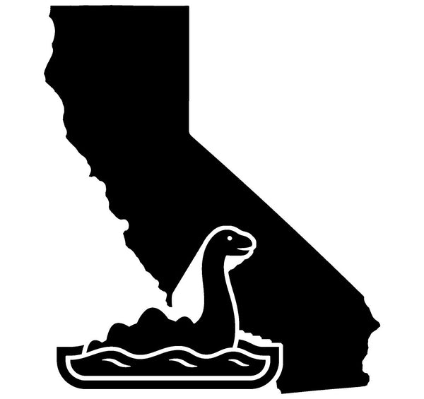 Nessie California state vinyl decal