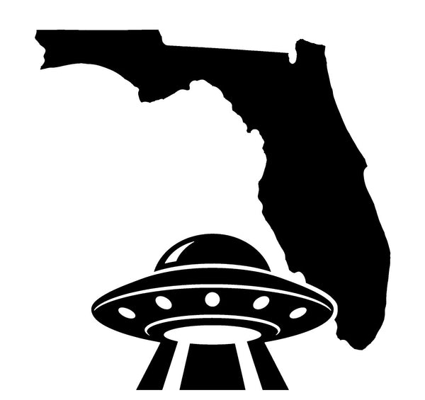 UFO Florida state vinyl decal