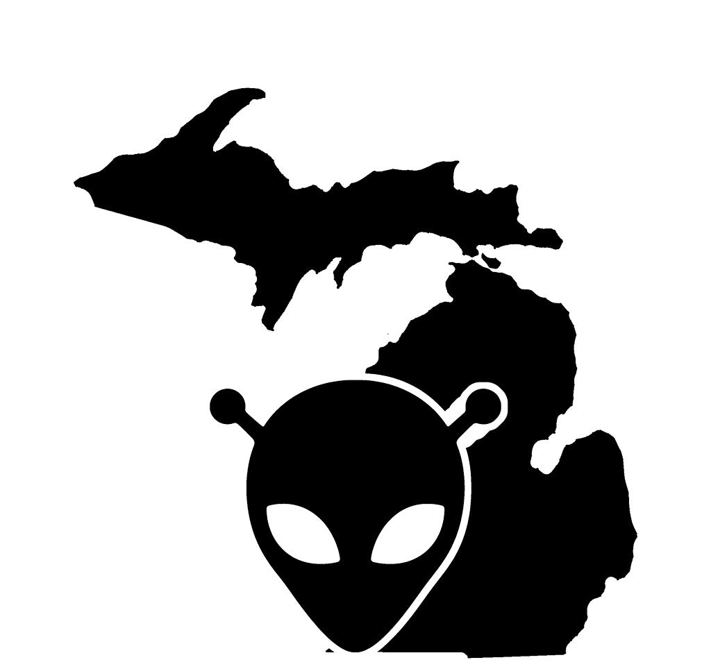 Alien1 Legend State Decal - Rear Window Vinyl (All 50 States)
